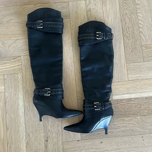ZIMMERMANN Buckle-embellished  knee boots